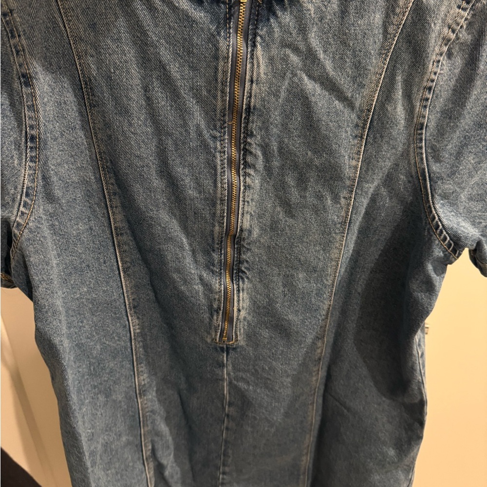 Old Navy Light Blue Denim Shift Dress - Picture 4 of 4